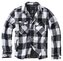Bunda Brandit Lumberjacket - černá-bílá, M