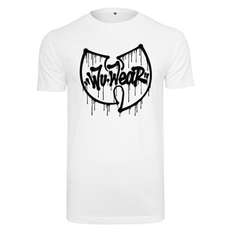 Triko Wu-Wear Dripping Logo - bílé, XL