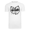 Triko Wu-Wear Dripping Logo - bílé, XL