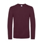 Triko s dlouhým rukávem B&C LSL Ultra - burgundy, XL
