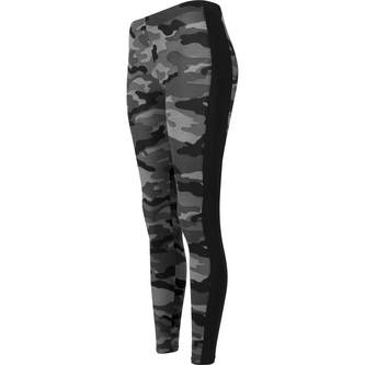 Legíny dámské Urban Classics Camo Stripe - darkcamo, 3XL