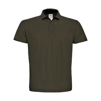 Polokošile B&C Piqué - hnědá, XL