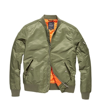 Bunda Vintage Industries Welder - světle olivová, XXL