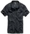 Košile pánská Brandit Roadstar 1/2 - černá-modrá, 3XL