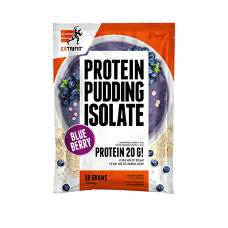 Extrifit Protein Pudding Isolate 30 g strawberry (jahoda)
