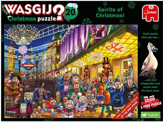 JUMBO Puzzle WASGIJ Christmas 20: Duch Vánoc! 2x1000 dílků JUMBO Puzzle WASGIJ Christmas 20: Duch Vánoc! 2x1000 dílků