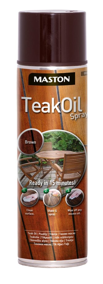 Maston spray TEAK OIL TRANSPARENT 500ml