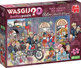 JUMBO Puzzle WASGIJ Destiny 7: Rock around the Clock! 1000 dílků
