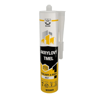 Akrylový tmel BULDOK bílý 280ml Akrylový tmel BULDOK bílý 280ml