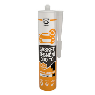 Gasket těsnění 300 °C BULDOK červený 280ml