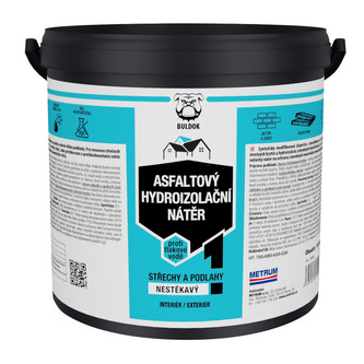Asfaltový hydroizolační nátěr BULDOK 5kg Asfaltový hydroizolační nátěr BULDOK 5kg