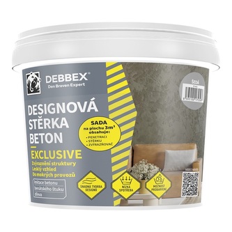 Designová stěrka BETON EXCLUSIVE slonová kost sada 5kg