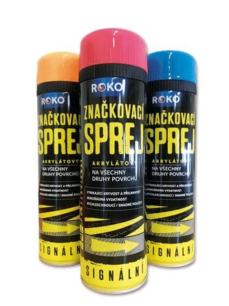 Značkovací sprej signální ROKO oranžová 500ml