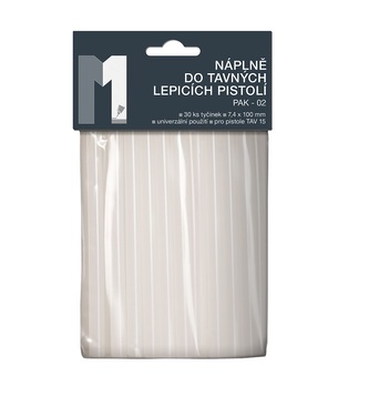 Tavné lepidlo PAK 02 tyčinky 7x100mm 30ks modrá