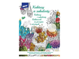 omalovánky antistresové Kaktusy a sukulenty 210x290mm/32s 5301218 omalovánky antistresové Kaktusy a sukulenty 210x290mm/32s 5301218