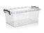 box úložný GEMA 9l, 36,5x24,5x15,5cm, víko, klip, PH ŠE/TRA