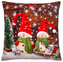 Vánoční polštář XMAS SNOWMANS 40x40 cm Mybesthome