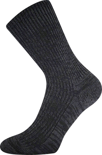 Boma® ponožky Říp černý melír 41-42 (27-28) 3 páry