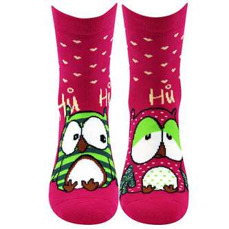 Boma® ponožky Pruhana 12 magenta 39-42 (26-28) 3 páry