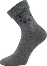 Boma® ponožky Ovečkana tm.šedá melé 39-42 (26-28) 3 páry