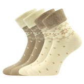 Lonka® ponožky Frotana angora 39-42 (26-28) 2 páry