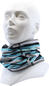 VoXX® Multifunkční návlek SOLID pruhy neon tyrkys uni 1 ks