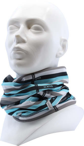 VoXX® Multifunkční návlek SOLID pruhy neon tyrkys uni 1 ks