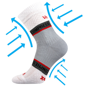 VoXX® ponožky Fixan bílá 43-46 (29-31) 1 pár