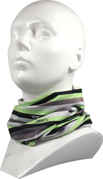 VoXX® Multifunkční návlek VoXX pruhy neon zelená uni 1 ks