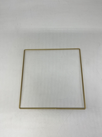 Kovový dekorační rám zlatý 40 cm