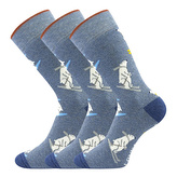 Lonka® ponožky Frooloo 03/medvědi 43-46 (29-31) 1 pár
