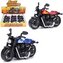 Motocykl metalowy z napędem MIX