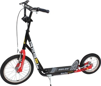 Koloběžka SULOV® REBEL 16"/12", černo-červená Koloběžka SULOV® REBEL 16"/12", černo-červená