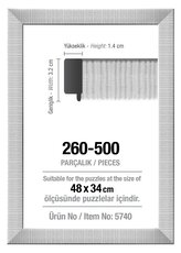 ART PUZZLE Rám na puzzle 48x34cm bílý (5740)