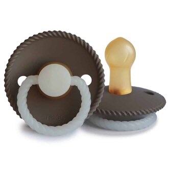 OKRÚHLY CUMLÍK FRIGG ROPE PORTOBELLO NIGHT, 0-6M, KAUČUK