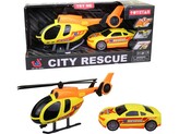 Vrtulník s autem ambulance, 20,8 x 7,5 x 12,5 cm