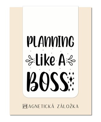 Magnetická záložka - Planning Like A Boss