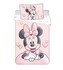 JERRY FABRICS Povlečení do postýlky Minnie Powder pink baby  Bavlna, 100/135, 40/60 cm