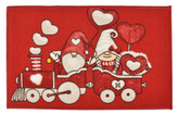 Vánoční rohožka - předložka TABA NATALE červená motiv IV. 50x80 cm Mybesthome