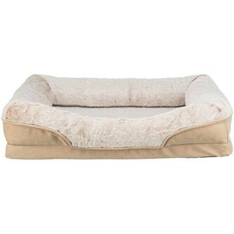 Vital Bed LINO, ortopedický obdélníkový pelech, béžová - 70 x 55 cm