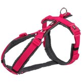 PREMIUM trekingový postroj, fuchsia/grafit - S:hruď:36-44cm/15mm