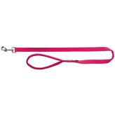 Vodítko PREMIUM s vyplněnou rukojetí - fuchsie - XS: 1,20 m/10 mm