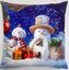 Vánoční polštář SNOWMANS FRIENDS II. 40x40 cm Mybesthome