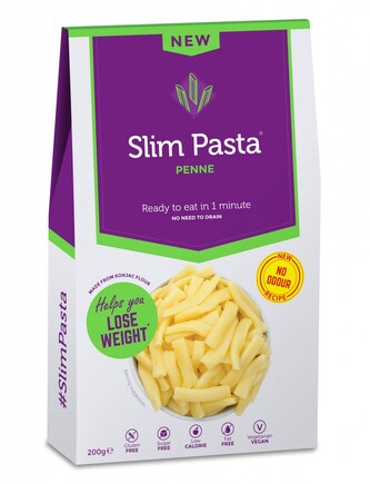 Slim Pasta Konjakové nudle ve tvaru penne bez nálevu a aroma 200g