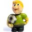 Marcipánová figurka fotbalista, zelený dres 70g - Frischmann vyškov