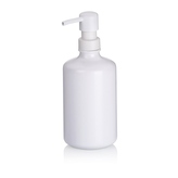KELA Dávkovač mýdla Leonie keramický bílý 20,0 cm 8,5 cm  500,0 ml KL-23697