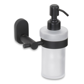 KELA Dávkovač mýdla ALESSIO nerez 18/10 černý 11,0x10,0x16,5cm 250,0ml KL-22758