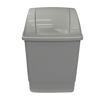 Koš odpad.KLIP plast.26 l stříbrný