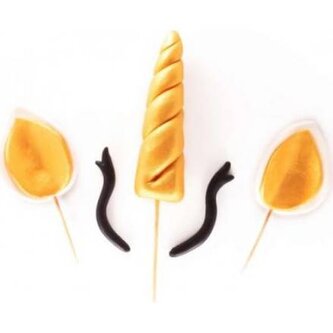 Cukrová figurka Unicorn - jednorožec - zápich do dortu - K Decor Cukrová figurka Unicorn - jednorožec - zápich do dortu - K Decor