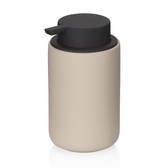 KELA Dávkovač mýdla Sana keramická béžová 14,5cm 9,0cm 300,0ml KL-23951